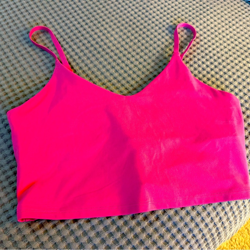 Athleta Elation V-neck longline bra